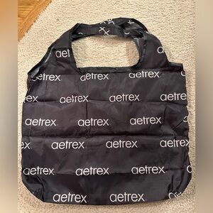 Aetrex Black and White Logo Tote new without tags/never used